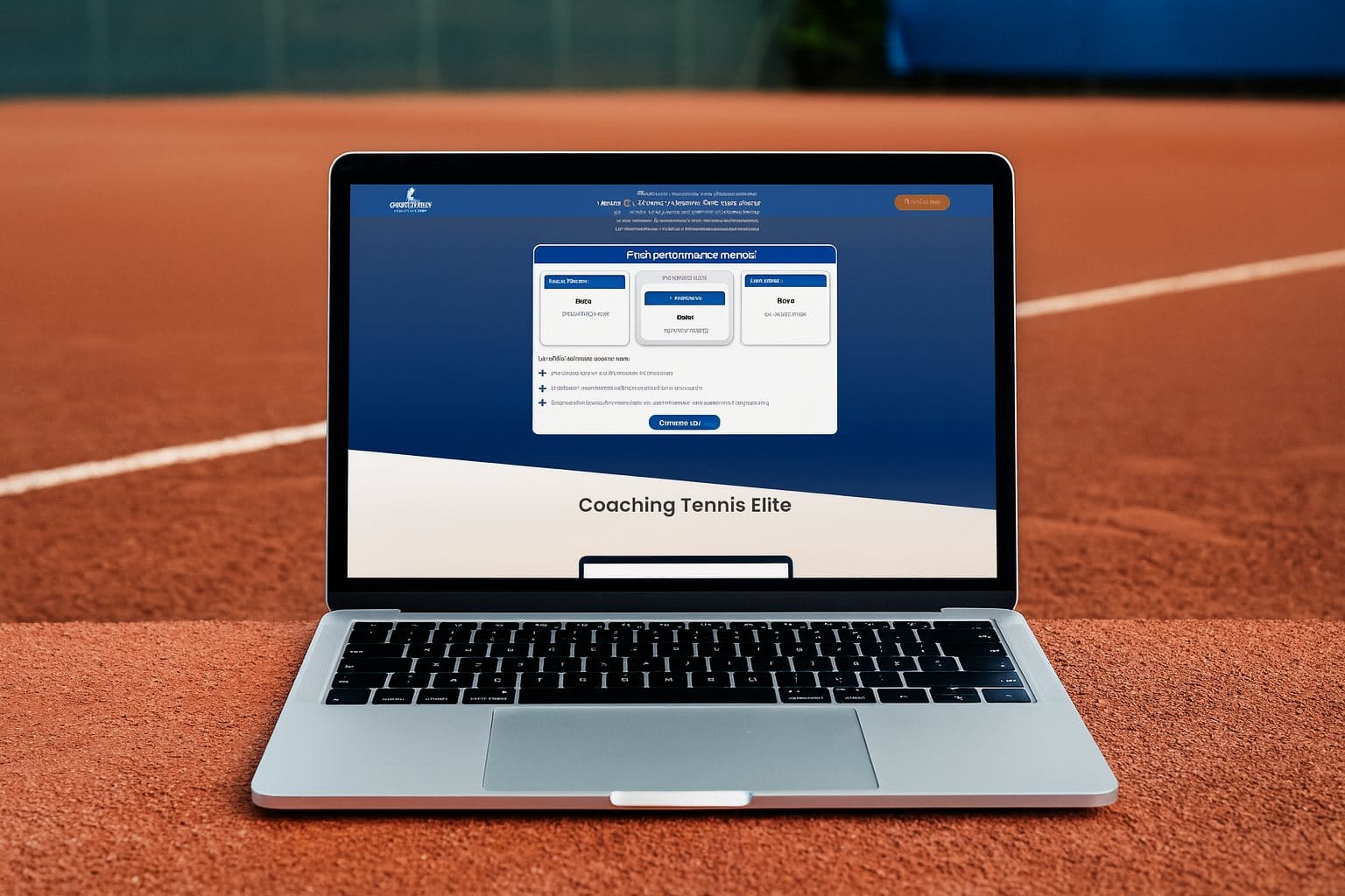 Le site Tennis Gagnant sur ordinateur
